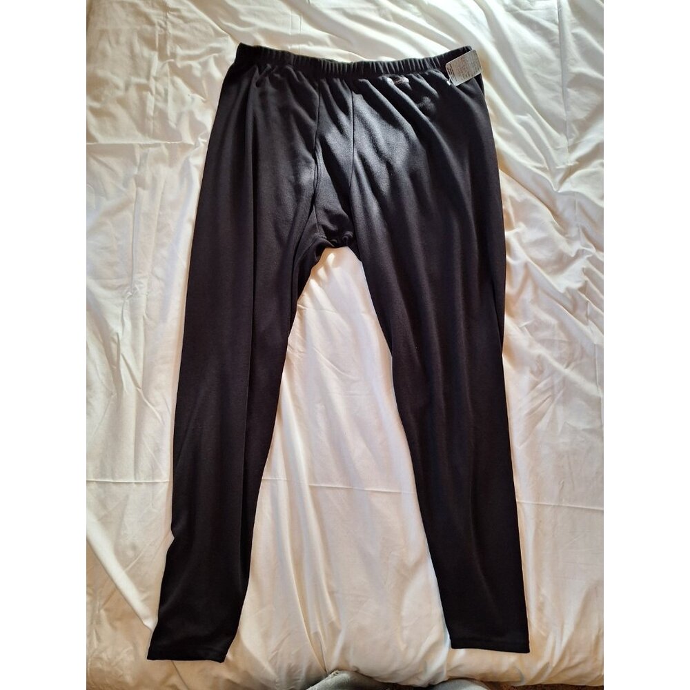 Polar Max Base Layer Pants Men 2XL Black Thermal Acclimate Dry Made in USA